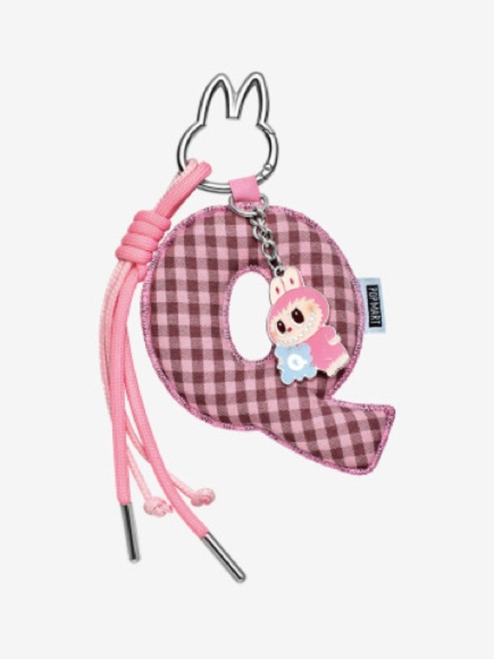 Labubu PopMart Blind Box Initial Key Chain - Letter Q